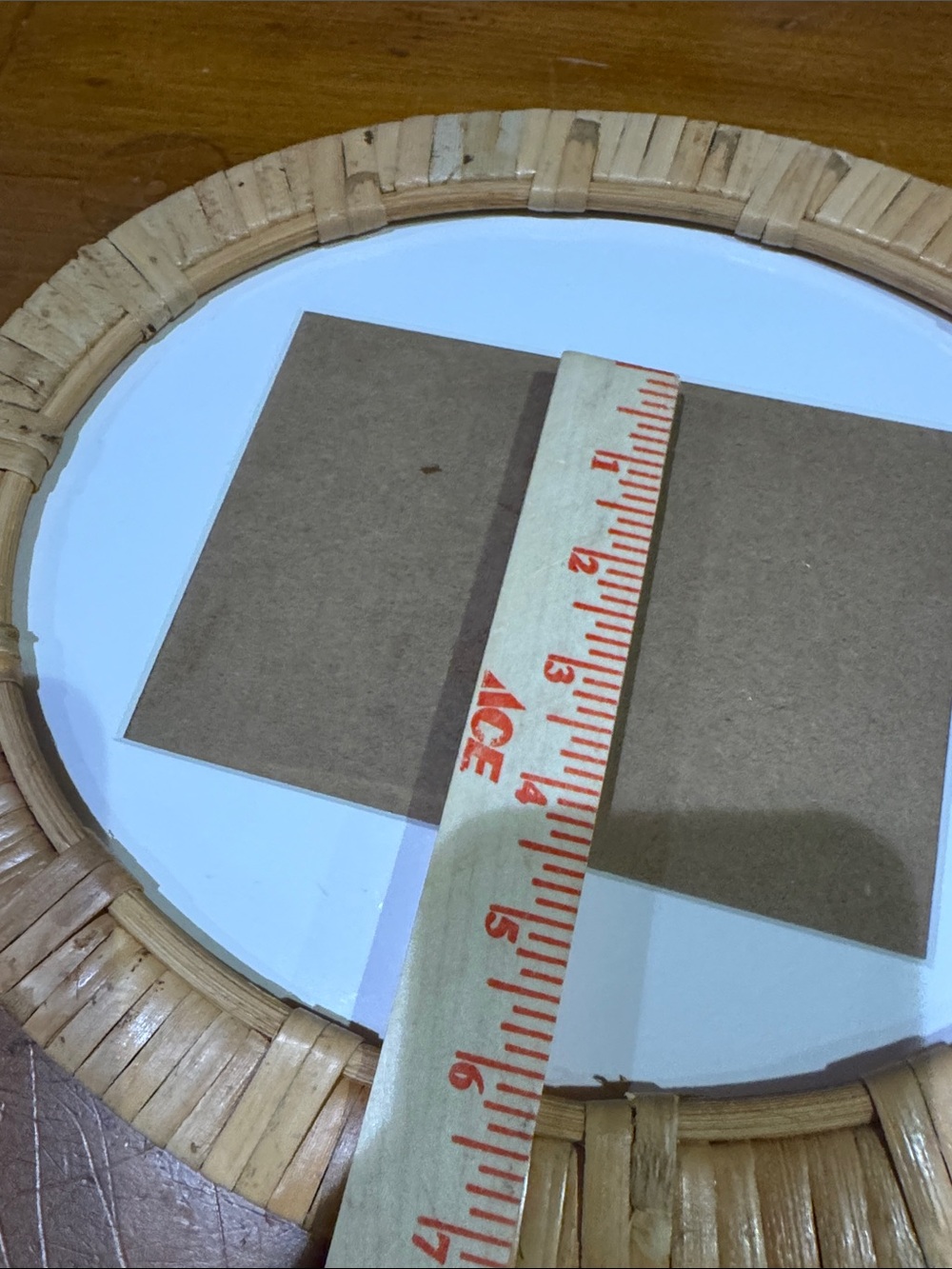Oval Rattan Picture Frame - Picture 7 of 7